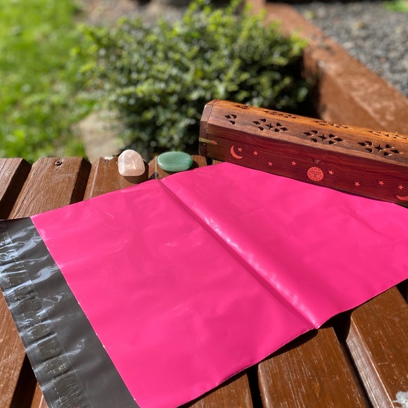 Unbranded Other - 100 PURE PINK Poly Mailer Bags 10X13 *FIRM